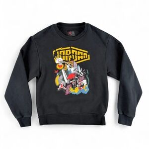 Vintage Nike Air Jordan Sweatshirt Mens S Black Sport DNA Crew Fleece Pullover